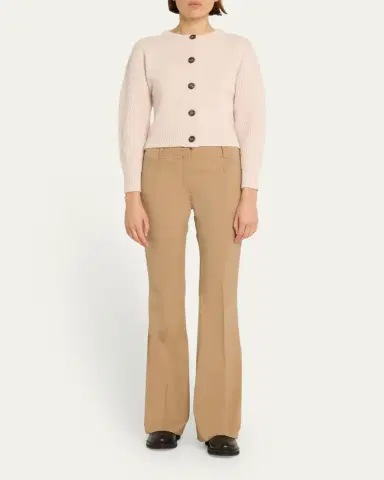 Yves Salomon Cashmere Wool Button-Front Cardigan | Thumbnail 2 Yves Salomon Cashmere Wool Button-Front Cardigan | Thumbnail 2