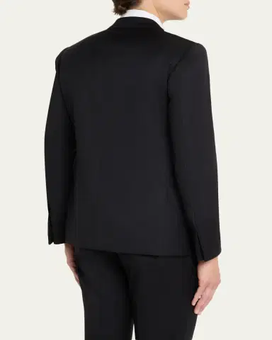 Zegna Men's Wool Evening Suit | Thumbnail 5 Zegna Men's Wool Evening Suit | Thumbnail 5