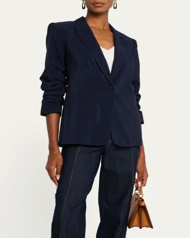 Cinq à Sept Tumbled Woven Khloe Blazer | Thumbnail 8 Cinq à Sept Tumbled Woven Khloe Blazer | Thumbnail 8