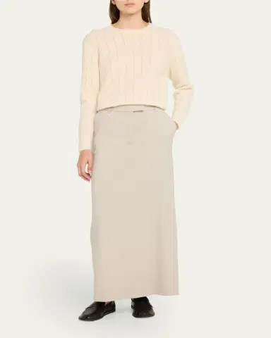 OFFICINE GÉNÉRALE Oxana Italian Wool Pencil Skirt | Thumbnail 2 OFFICINE GÉNÉRALE Oxana Italian Wool Pencil Skirt | Thumbnail 2