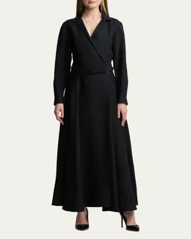 Ralph Lauren Collection Aniyah Belted Linen Day Dress | Thumbnail 2 Ralph Lauren Collection Aniyah Belted Linen Day Dress | Thumbnail 2