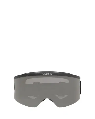 Celine Monochrome Logo-Print Ski Goggles | Thumbnail 1 Celine Monochrome Logo-Print Ski Goggles | Thumbnail 1