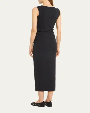 Veronica Beard Charissa High-Neck Midi Dress | Thumbnail 3 Veronica Beard Charissa High-Neck Midi Dress | Thumbnail 3