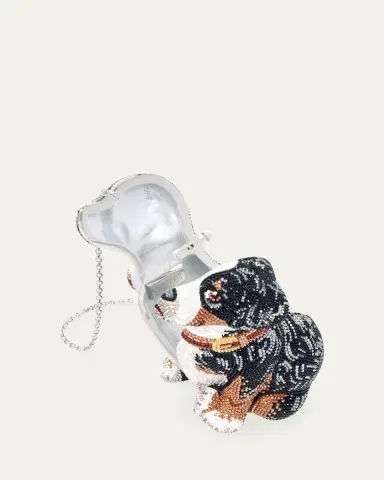 Judith Leiber Couture Puppy Juno Crystal Minaudiere | Thumbnail 4 Judith Leiber Couture Puppy Juno Crystal Minaudiere | Thumbnail 4