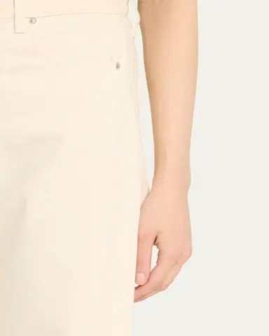 Veronica Beard Taylor Cropped High-Rise Wide Jeans | Thumbnail 5 Veronica Beard Taylor Cropped High-Rise Wide Jeans | Thumbnail 5