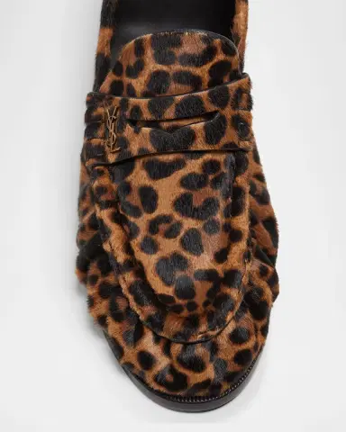 Saint Laurent Le Loafer Leopard Mocassin | Thumbnail 4 Saint Laurent Le Loafer Leopard Mocassin | Thumbnail 4