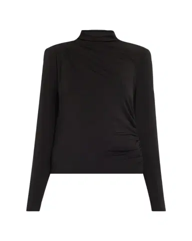 Veronica Beard Mylie Gathered Turtleneck Top | Thumbnail 1 Veronica Beard Mylie Gathered Turtleneck Top | Thumbnail 1