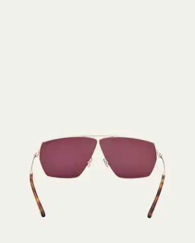 TOM FORD Stella Aviator Square Metal Sunglasses | Thumbnail 5 TOM FORD Stella Aviator Square Metal Sunglasses | Thumbnail 5