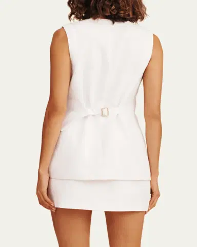 Posse Emma Linen Vest | Thumbnail 3 Posse Emma Linen Vest | Thumbnail 3