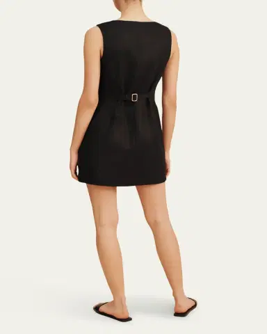 Posse Emma Button-Front Mini Dress | Thumbnail 3 Posse Emma Button-Front Mini Dress | Thumbnail 3