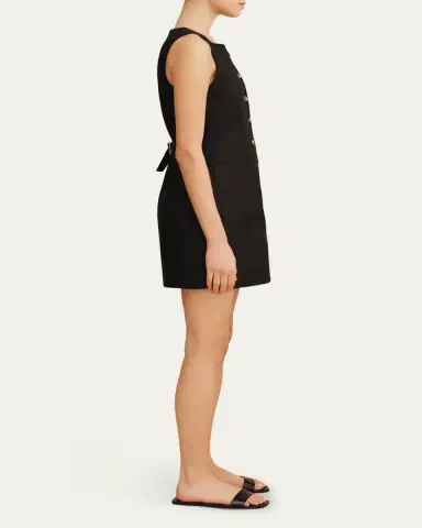 Posse Emma Button-Front Mini Dress | Thumbnail 4 Posse Emma Button-Front Mini Dress | Thumbnail 4