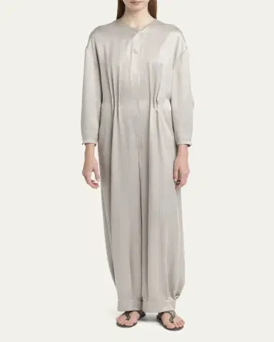 Giorgio Armani Loose Long Sleeve Jumpsuit | Thumbnail 2 Giorgio Armani Loose Long Sleeve Jumpsuit | Thumbnail 2