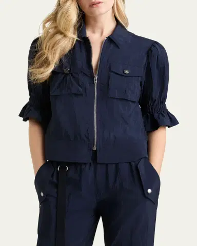 Cinq à Sept Holly Short-Sleeve Jacket | Thumbnail 2 Cinq à Sept Holly Short-Sleeve Jacket | Thumbnail 2