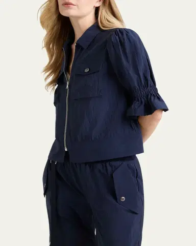 Cinq à Sept Holly Short-Sleeve Jacket | Thumbnail 4 Cinq à Sept Holly Short-Sleeve Jacket | Thumbnail 4