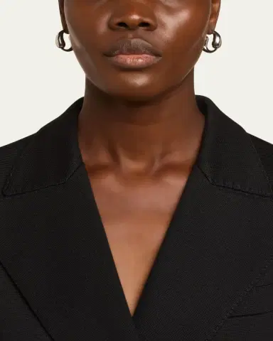 ben-amun Silver Plated Tapered Hoop Earrings | Thumbnail 2 ben-amun Silver Plated Tapered Hoop Earrings | Thumbnail 2