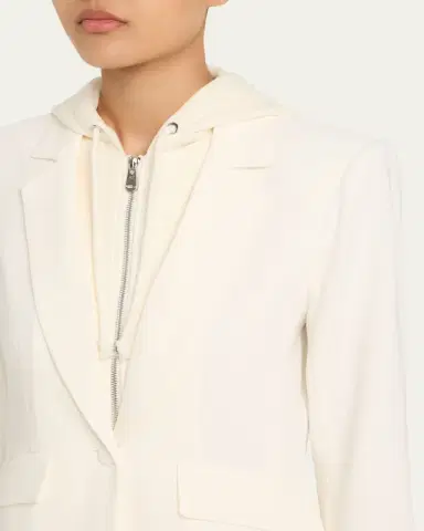 Cinq à Sept Khloe Le Petit Zip-Front Blazer | Thumbnail 5 Cinq à Sept Khloe Le Petit Zip-Front Blazer | Thumbnail 5