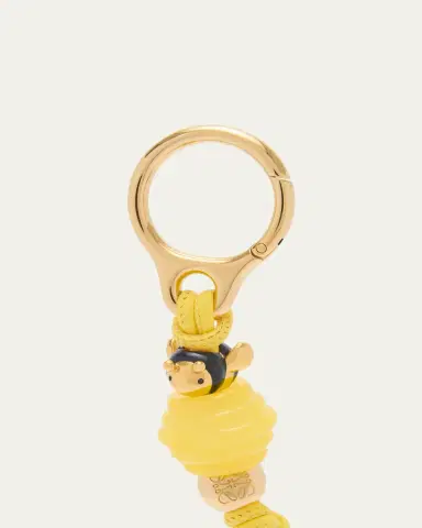 Loewe Dee Dice Bag Charm in Brass and Leather | Thumbnail 3 Loewe Dee Dice Bag Charm in Brass and Leather | Thumbnail 3
