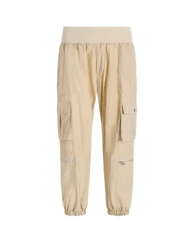 Cinq à Sept Genevive Satin Cargo Jogger Pants | Thumbnail 1 Cinq à Sept Genevive Satin Cargo Jogger Pants | Thumbnail 1