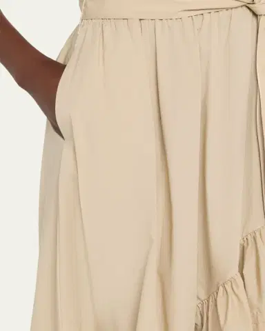 Cinq à Sept Zayla Two-Tone Midi Dress | Thumbnail 5 Cinq à Sept Zayla Two-Tone Midi Dress | Thumbnail 5