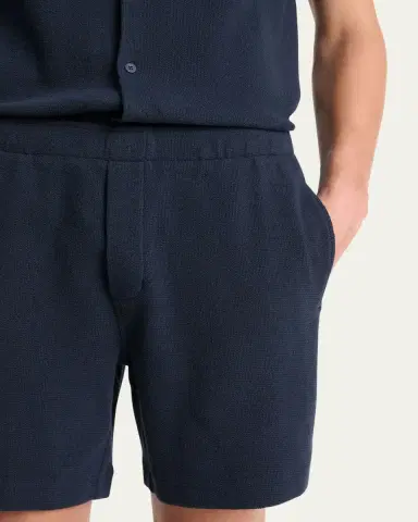 Vince Men's Boucle Pull-On Shorts | Thumbnail 5 Vince Men's Boucle Pull-On Shorts | Thumbnail 5