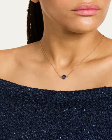 Jan Leslie Single Petal Gemstone Station Necklace | Thumbnail 2 Jan Leslie Single Petal Gemstone Station Necklace | Thumbnail 2