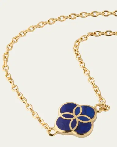 Jan Leslie Single Petal Gemstone Station Necklace | Thumbnail 3 Jan Leslie Single Petal Gemstone Station Necklace | Thumbnail 3