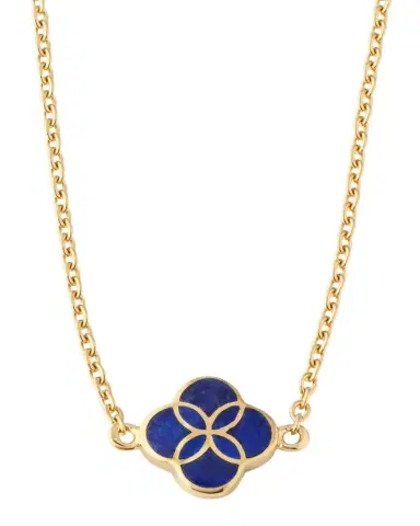 Jan Leslie Single Petal Gemstone Station Necklace | Thumbnail 1 Jan Leslie Single Petal Gemstone Station Necklace | Thumbnail 1