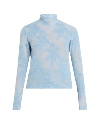 Ganni Sheer Floral Jacquard Turtleneck | Thumbnail 1 Ganni Sheer Floral Jacquard Turtleneck | Thumbnail 1