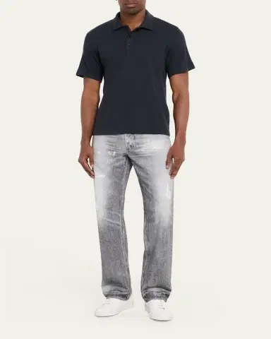 rag & bone Men's Classic Flame Polo Shirt | Thumbnail 6 rag & bone Men's Classic Flame Polo Shirt | Thumbnail 6
