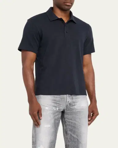 rag & bone Men's Classic Flame Polo Shirt | Thumbnail 8 rag & bone Men's Classic Flame Polo Shirt | Thumbnail 8