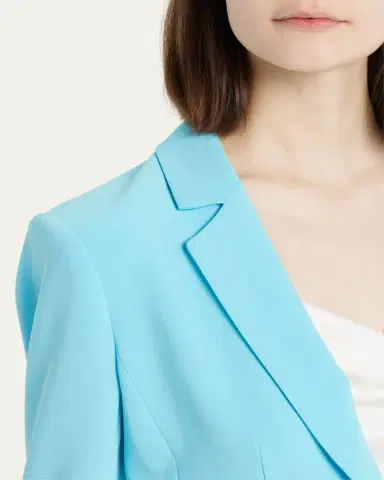Cinq à Sept Khloe Petite Cropped 3/4-Sleeve Blazer | Thumbnail 9 Cinq à Sept Khloe Petite Cropped 3/4-Sleeve Blazer | Thumbnail 9