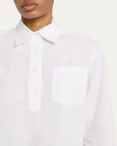 WE-AR4 The CC Cropped Cotton Shirt | Thumbnail 5 WE-AR4 The CC Cropped Cotton Shirt | Thumbnail 5