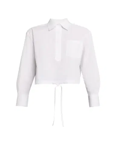 WE-AR4 The CC Cropped Cotton Shirt | Thumbnail 1 WE-AR4 The CC Cropped Cotton Shirt | Thumbnail 1