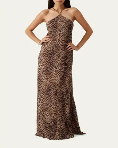 Melissa Odabash Sage eopard Maxi Dress | Thumbnail 2 Melissa Odabash Sage eopard Maxi Dress | Thumbnail 2