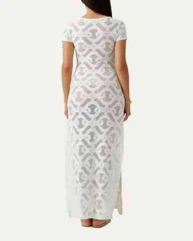 Melissa Odabash Briony Laser-Cut Maxi Dress | Thumbnail 3 Melissa Odabash Briony Laser-Cut Maxi Dress | Thumbnail 3