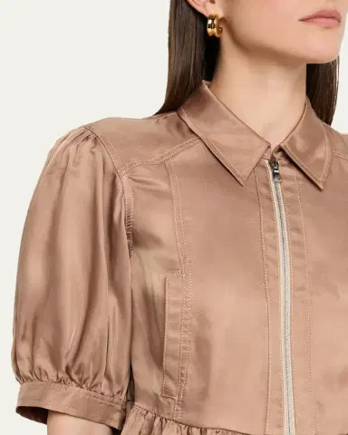 Cinq à Sept Daphne Puff-Sleeve Peplum Jacket | Thumbnail 5 Cinq à Sept Daphne Puff-Sleeve Peplum Jacket | Thumbnail 5