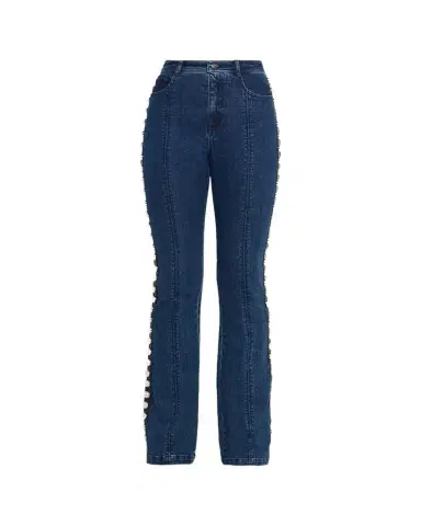 Cinq à Sept Pearl-Embellished Slim Flare Jeans | Thumbnail 1 Cinq à Sept Pearl-Embellished Slim Flare Jeans | Thumbnail 1