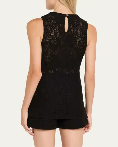 Veronica Beard Serenka Lace Tank Top | Thumbnail 3 Veronica Beard Serenka Lace Tank Top | Thumbnail 3