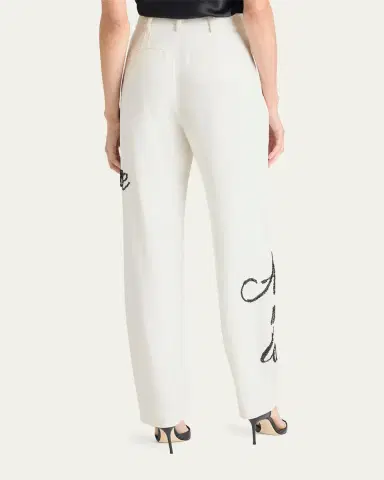 Cinq a Sept Crushed Sequin Loveletter Collins Pants | Thumbnail 2 Cinq a Sept Crushed Sequin Loveletter Collins Pants | Thumbnail 2