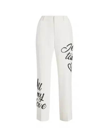 Cinq a Sept Crushed Sequin Loveletter Collins Pants | Thumbnail 1 Cinq a Sept Crushed Sequin Loveletter Collins Pants | Thumbnail 1