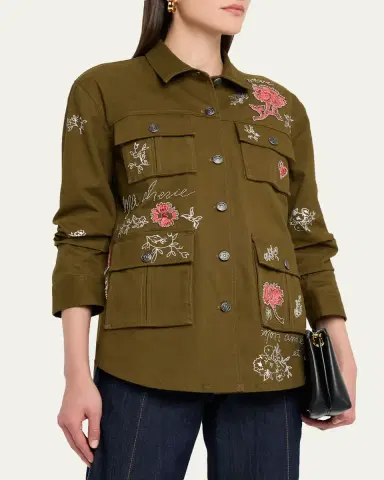 Cinq à Sept Vera Desert Rose Jacket | Thumbnail 4 Cinq à Sept Vera Desert Rose Jacket | Thumbnail 4