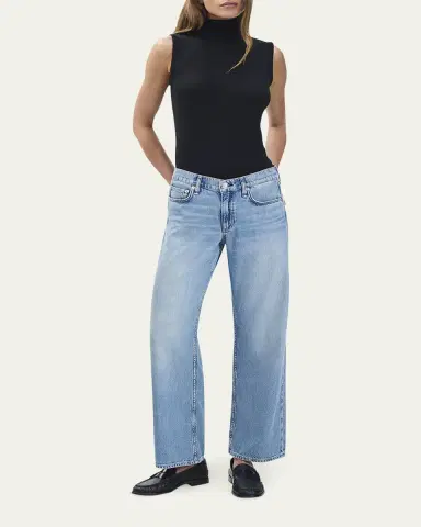 rag & bone Featherweight Cam Relaxed Straight Ankle Jeans | Thumbnail 2 rag & bone Featherweight Cam Relaxed Straight Ankle Jeans | Thumbnail 2