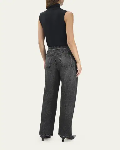 rag & bone rb Miramar Terry Drawstring Wide-Leg Jeans | Thumbnail 3 rag & bone rb Miramar Terry Drawstring Wide-Leg Jeans | Thumbnail 3