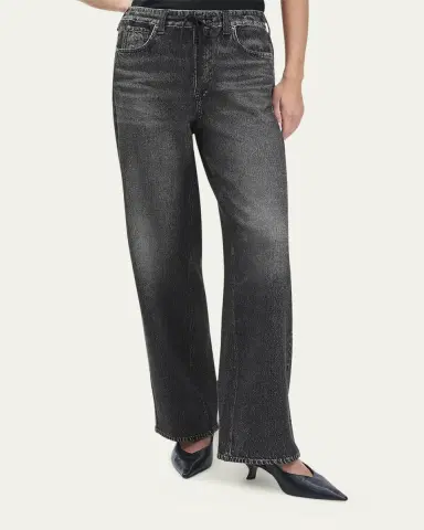 rag & bone rb Miramar Terry Drawstring Wide-Leg Jeans | Thumbnail 4 rag & bone rb Miramar Terry Drawstring Wide-Leg Jeans | Thumbnail 4