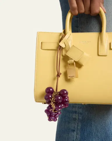 Saint Laurent YSL Grape Keyring Bag Charm | Thumbnail 2 Saint Laurent YSL Grape Keyring Bag Charm | Thumbnail 2