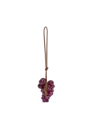Saint Laurent YSL Grape Keyring Bag Charm | Thumbnail 1 Saint Laurent YSL Grape Keyring Bag Charm | Thumbnail 1