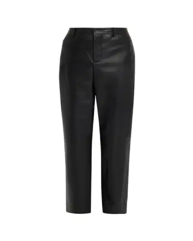 Vince Mid-Rise Straight Leather Pants | Thumbnail 1 Vince Mid-Rise Straight Leather Pants | Thumbnail 1