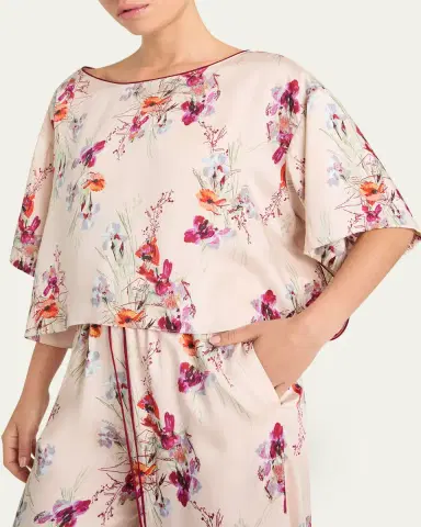 Cinq a Sept Alba Iris Bouquet Top | Thumbnail 4 Cinq a Sept Alba Iris Bouquet Top | Thumbnail 4