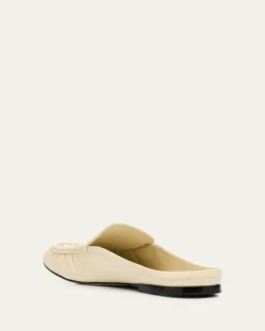 Vince Tevin Leather Loafer Mules | Thumbnail 4 Vince Tevin Leather Loafer Mules | Thumbnail 4