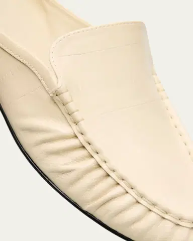 Vince Tevin Leather Loafer Mules | Thumbnail 5 Vince Tevin Leather Loafer Mules | Thumbnail 5